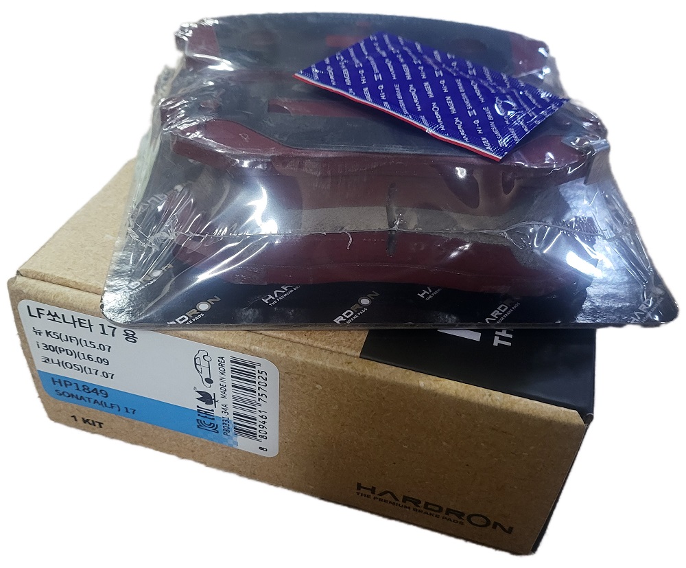 LF쏘나타 하드론 브레이크패드 앞 HP1849 58101D4A20 58101D4A20 상신하드론